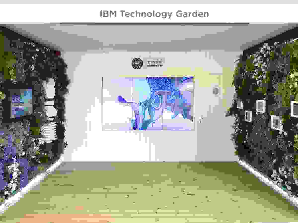 IBM Technology Garden kiosk
